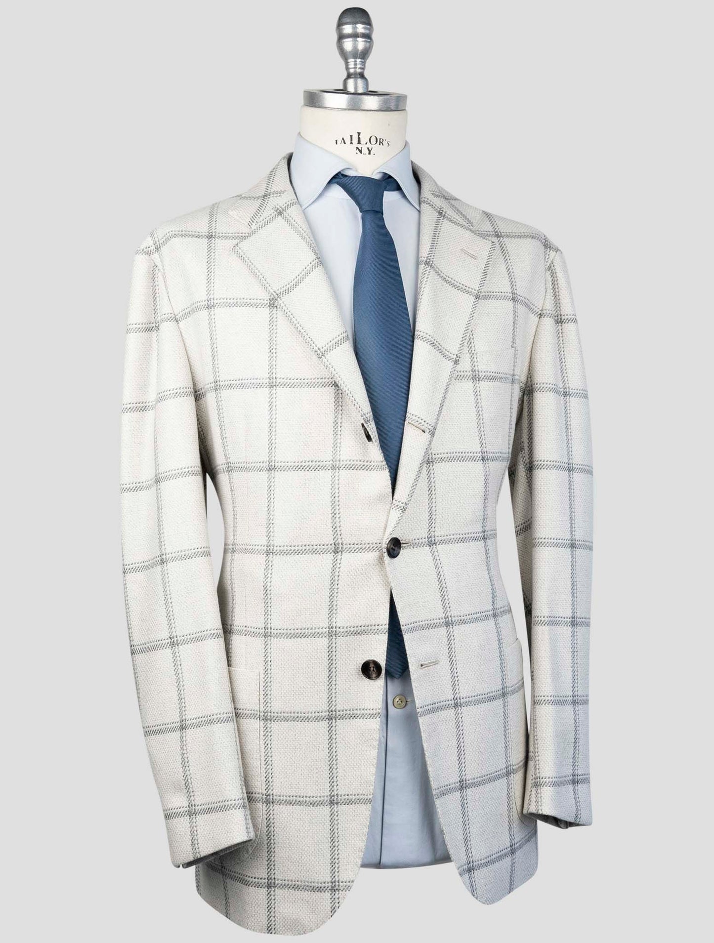 Kiton White Cashmere Blazer