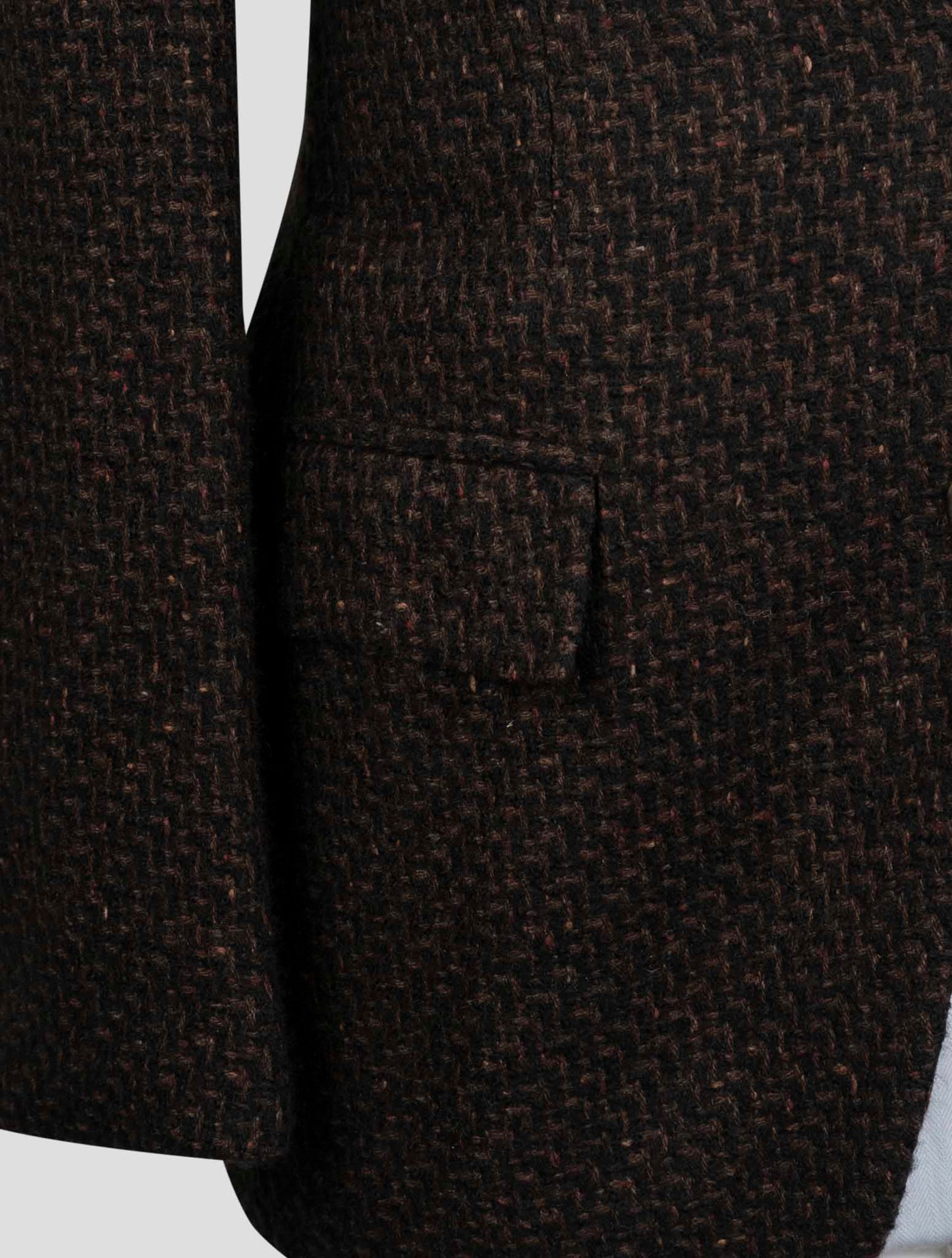Kiton Blue Brown Cashmere Silk Blazer