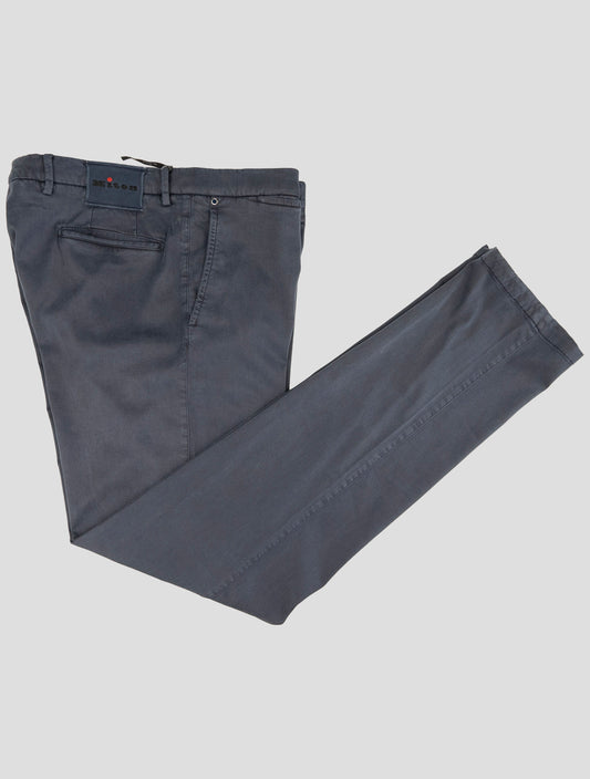 Kiton Blue Lyocell Ea Pants