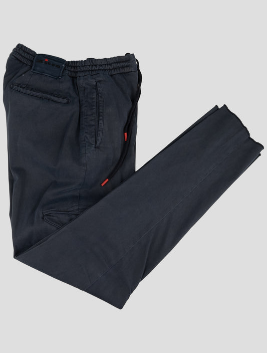 Kiton Blue Lyocell Ea Cargo Pants