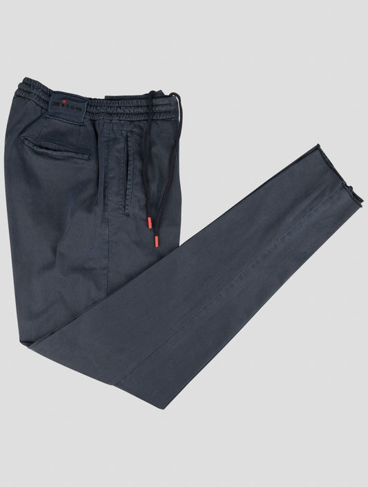 Kiton Blue Lyocell Ea Pants