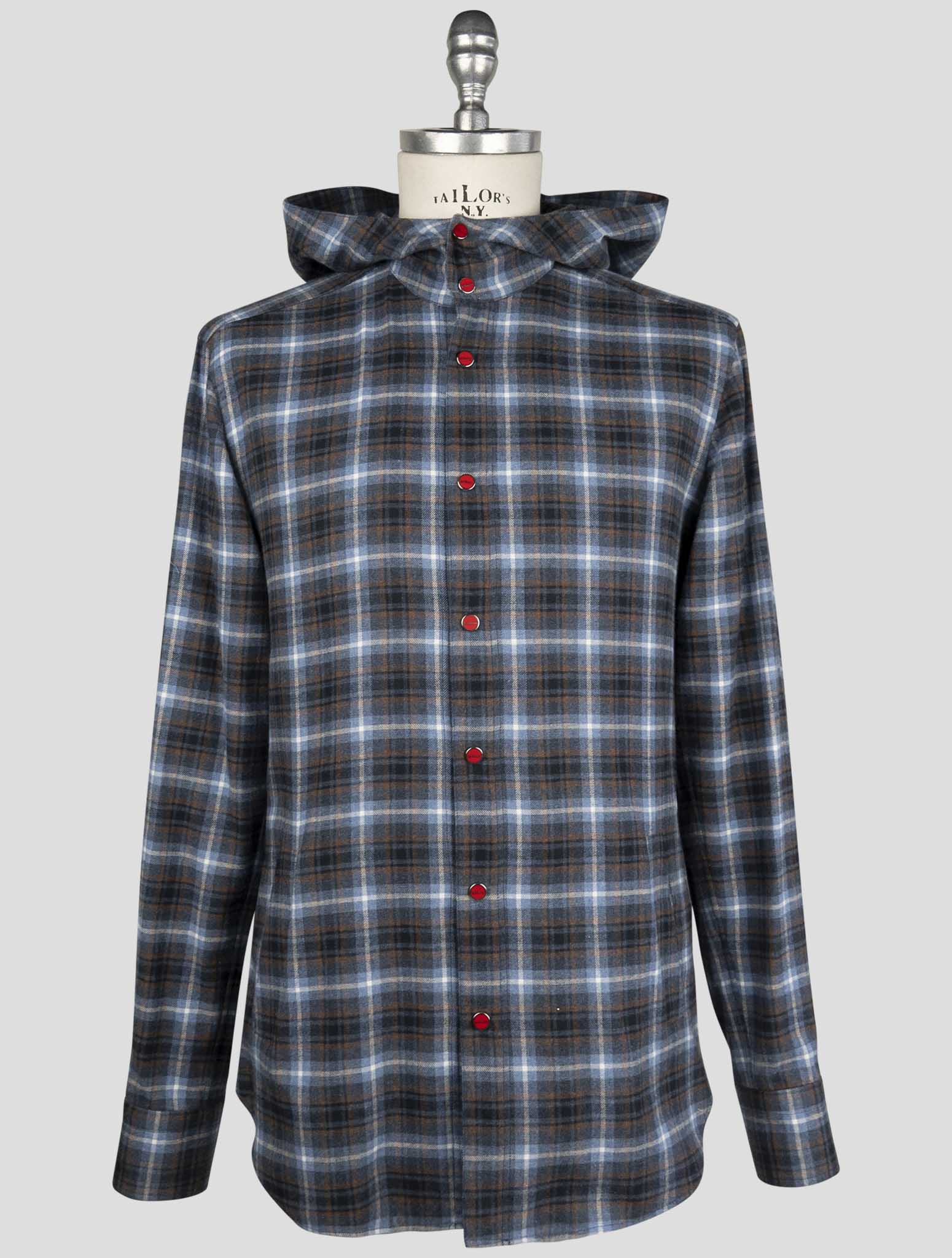 Kiton Multicolor Cotton Shirt Mariano