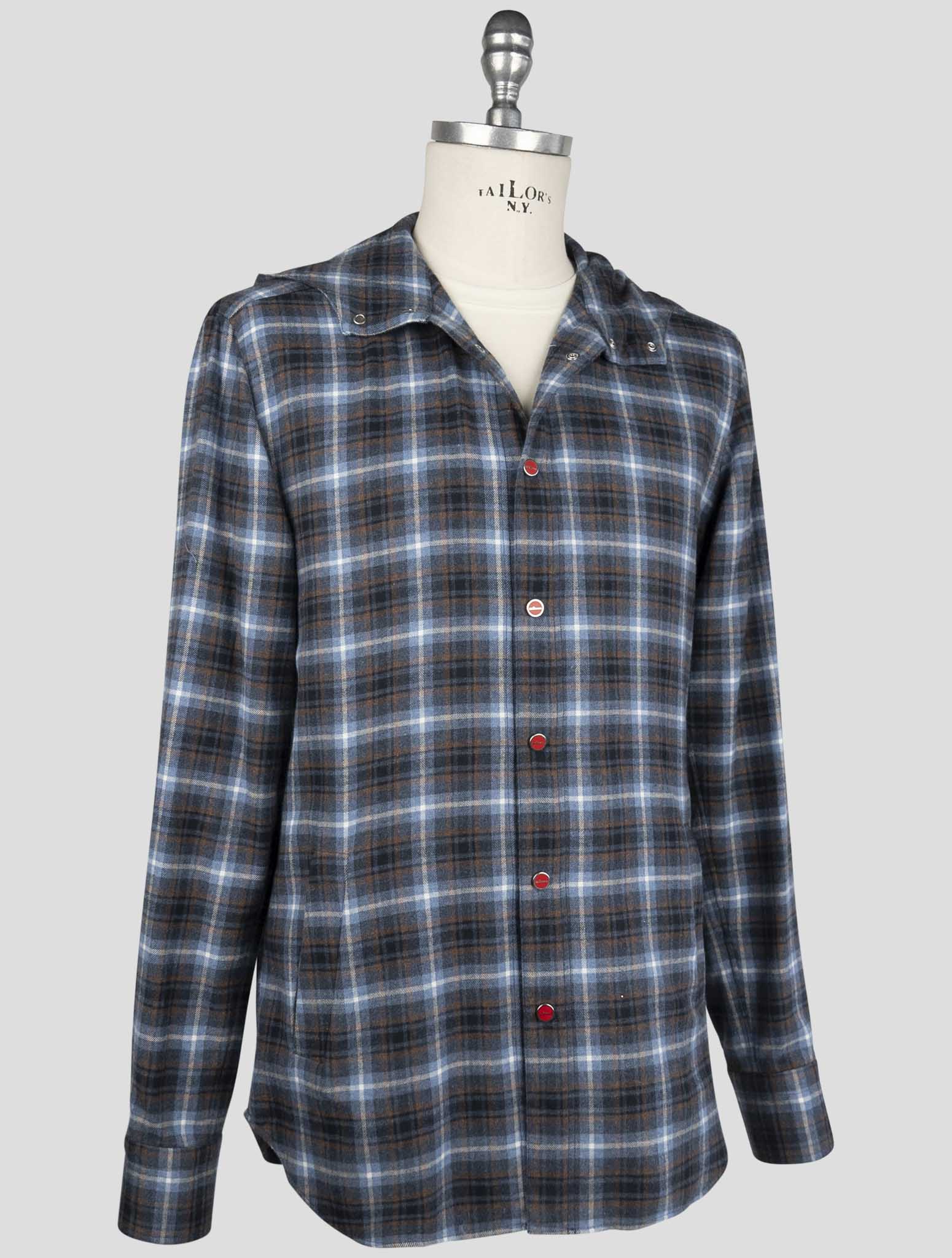 Kiton Multicolor Cotton Shirt Mariano