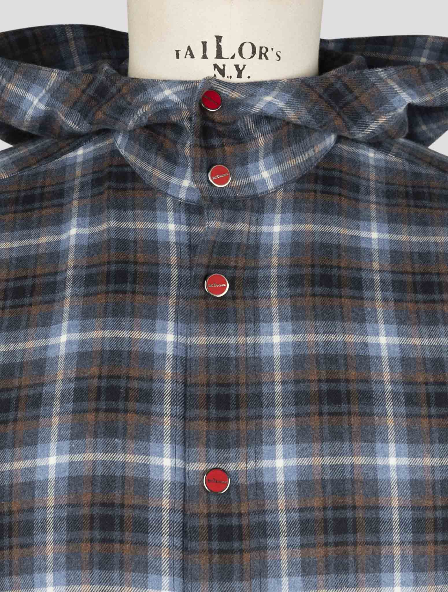 Kiton Multicolor Cotton Shirt Mariano