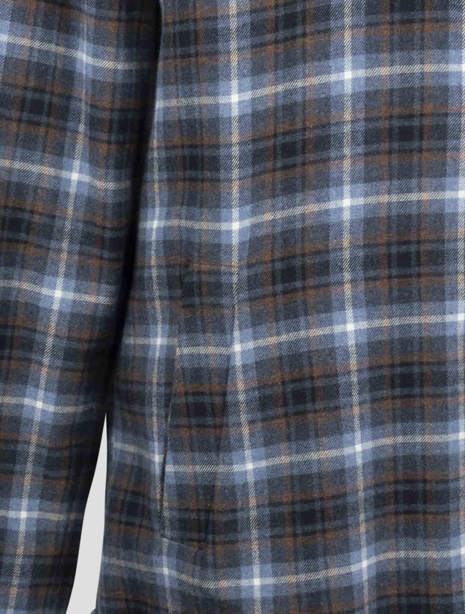 Kiton Multicolor Cotton Shirt Mariano