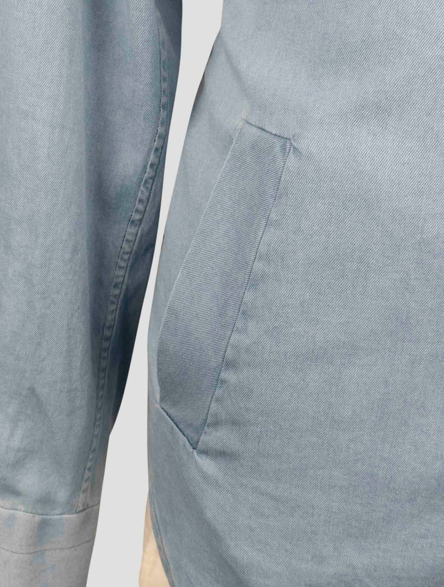 Kiton Light Blue Cotton Ea Shirt Mariano