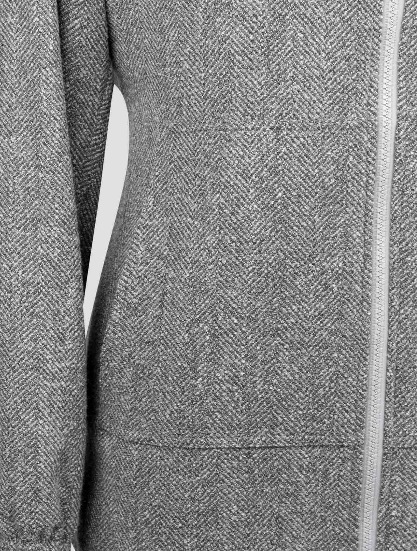 Kiton Gray Virgin wool Pa Silk Linen Shirt Mariano