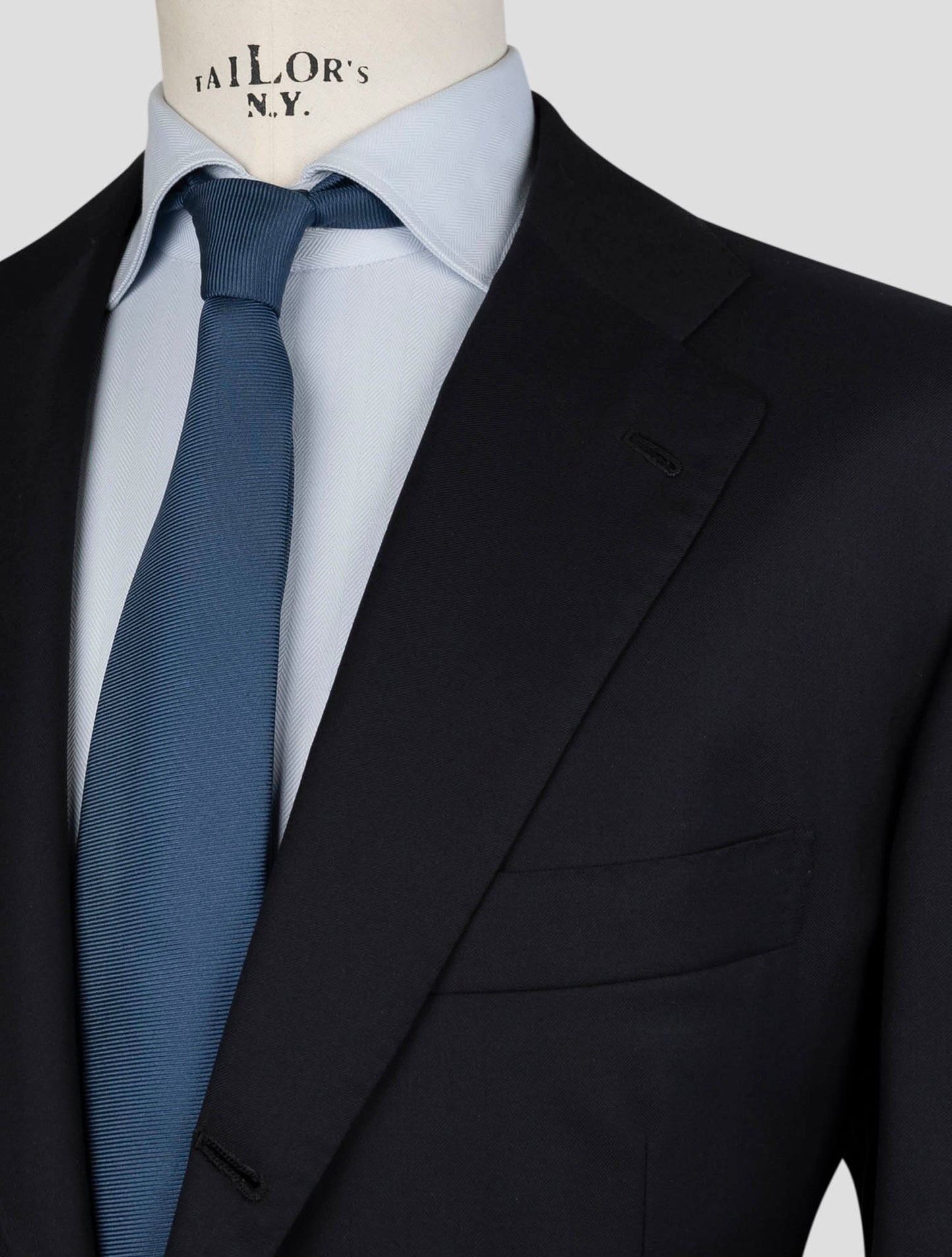 Kiton Blue Wool 14 Micron Suit
