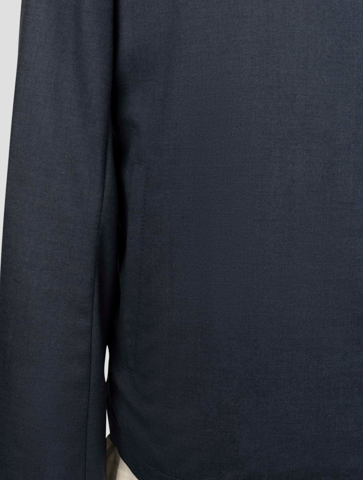 Kiton Blue Cashmere Silk Coat