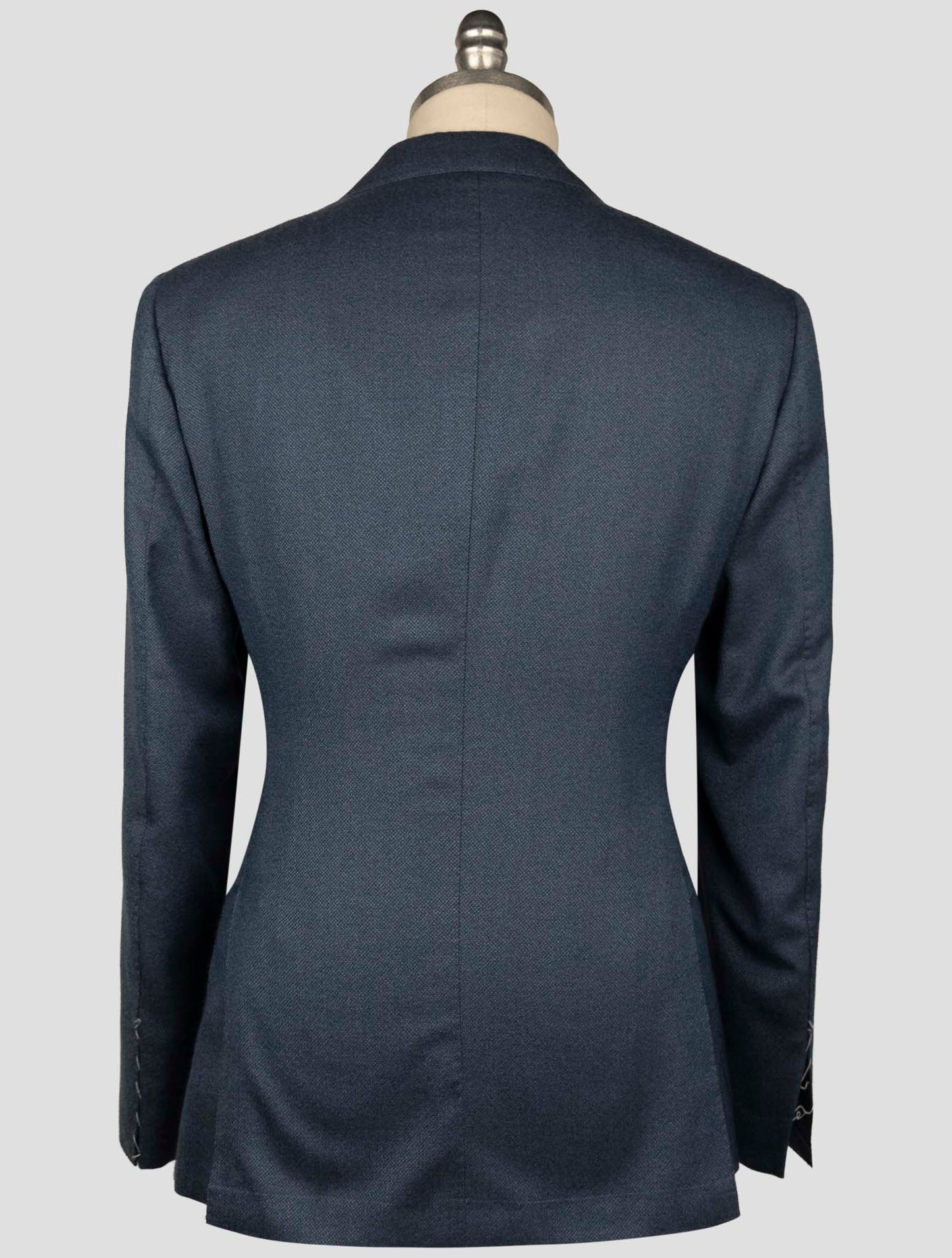 Kiton Blue Cashmere Silk Blazer