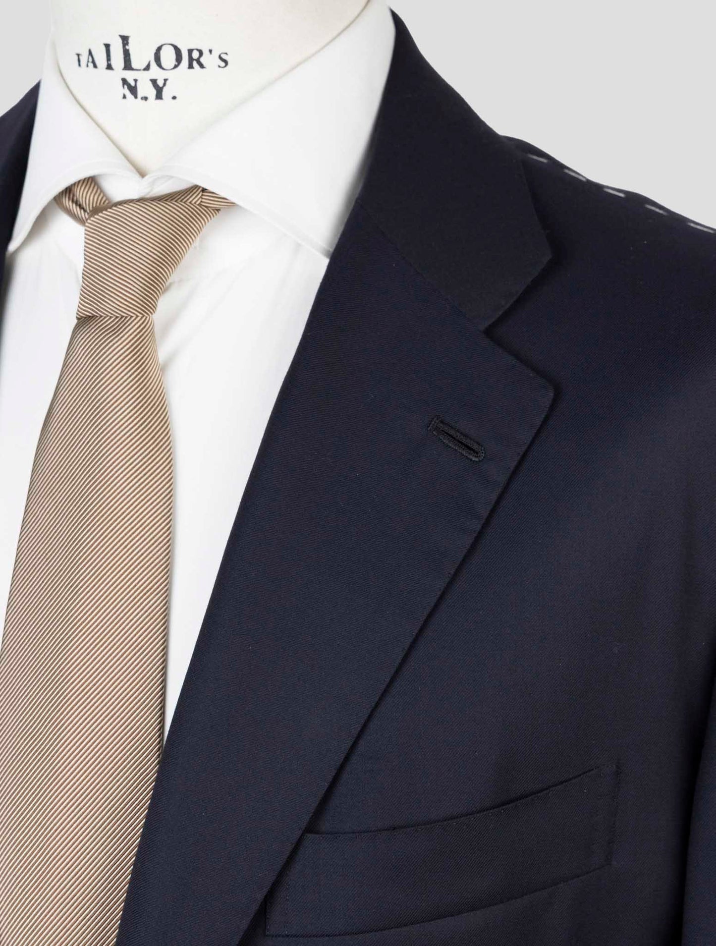 Kiton Blue Wool 14 Micron Suit