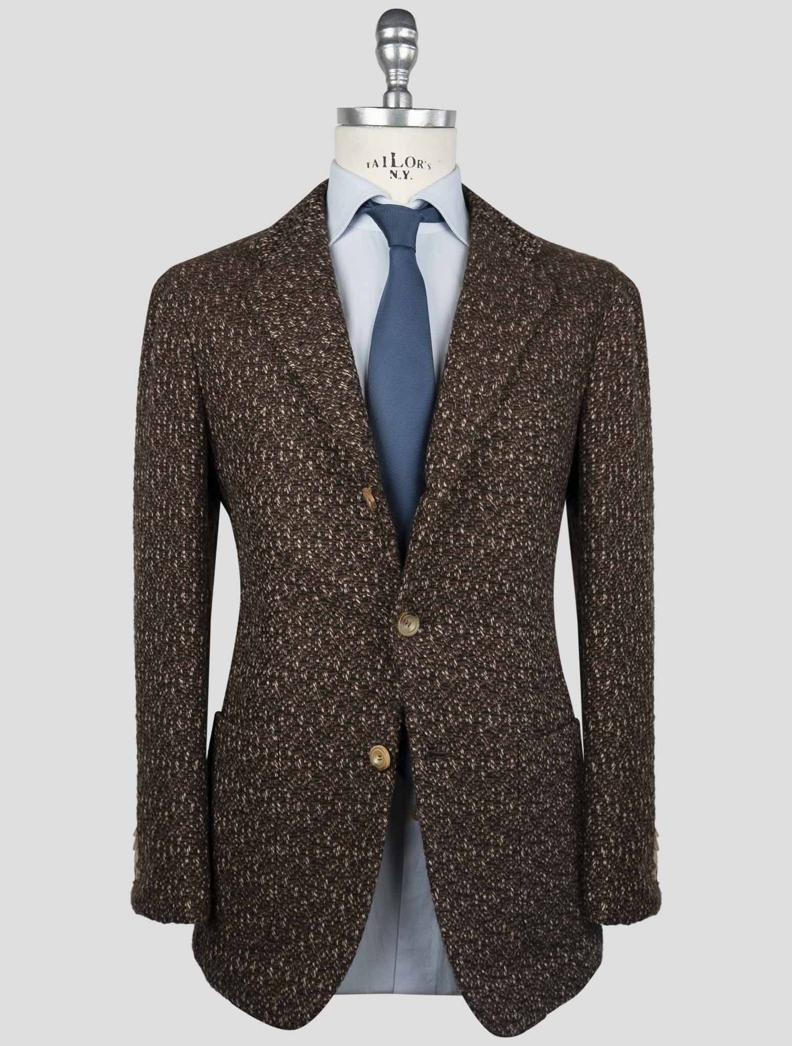 Kiton Brown Cashmere Blazer