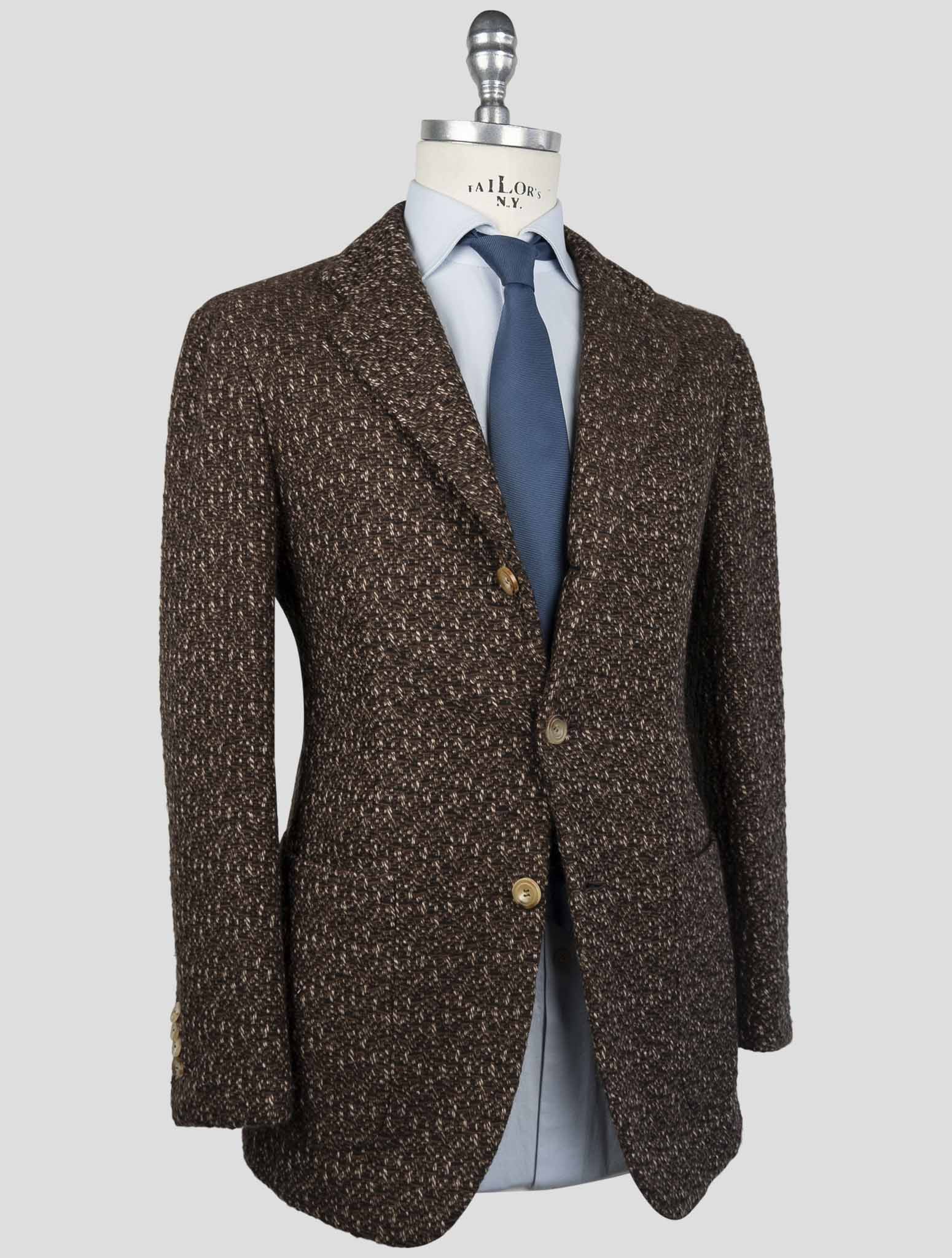 Kiton Brown Cashmere Blazer