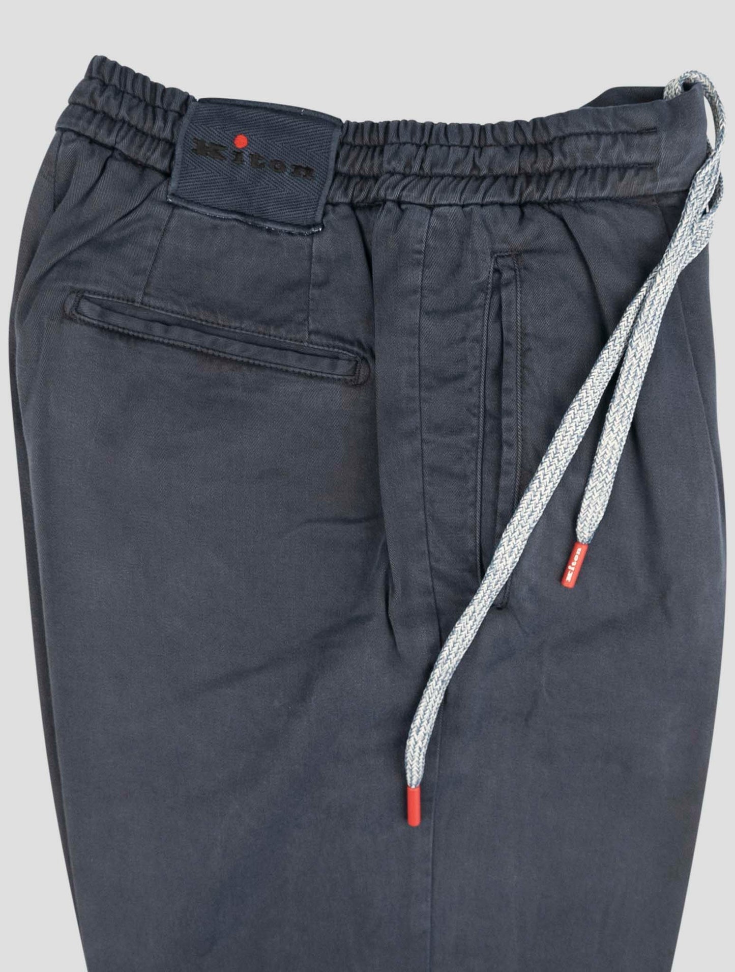 Kiton Blue Lyocell Ea Pants