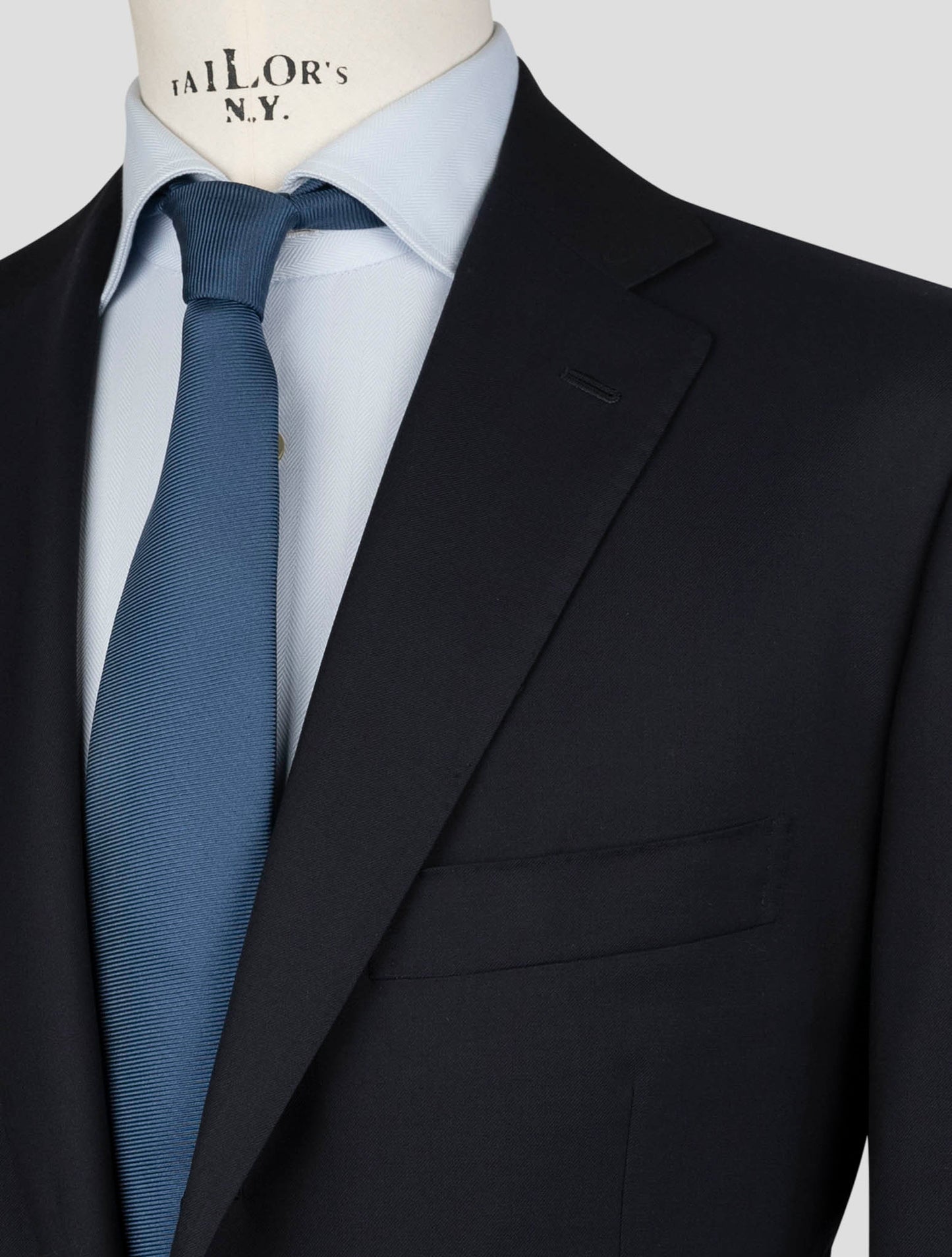 Kiton Blue Wool 14 Micron Suit
