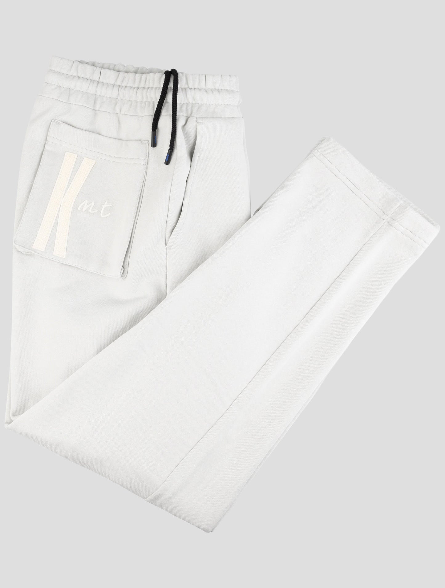 Kiton Knt Gray Cotton Jogging Pants