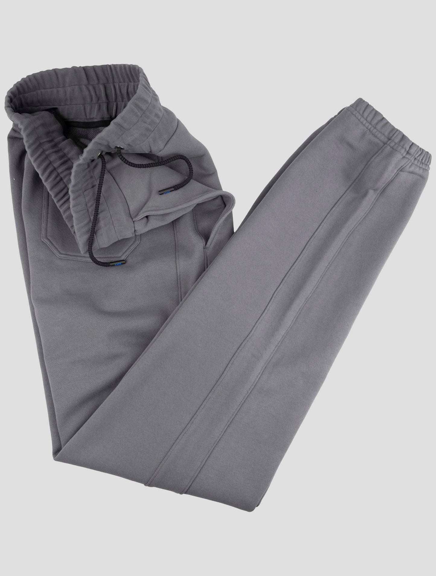 Kiton Knt Gray Cotton Jogging Pants