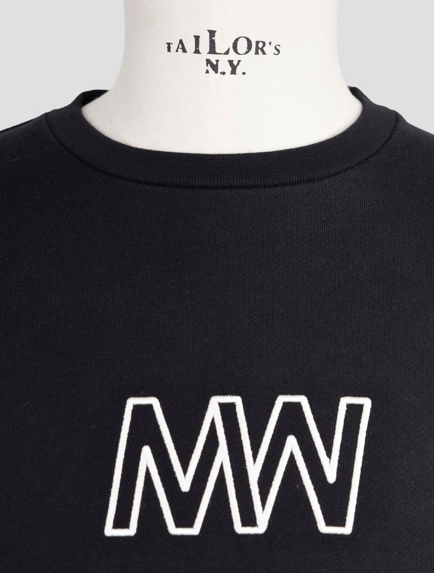 Kiton Knt Black Cotton Sweater Crewneck