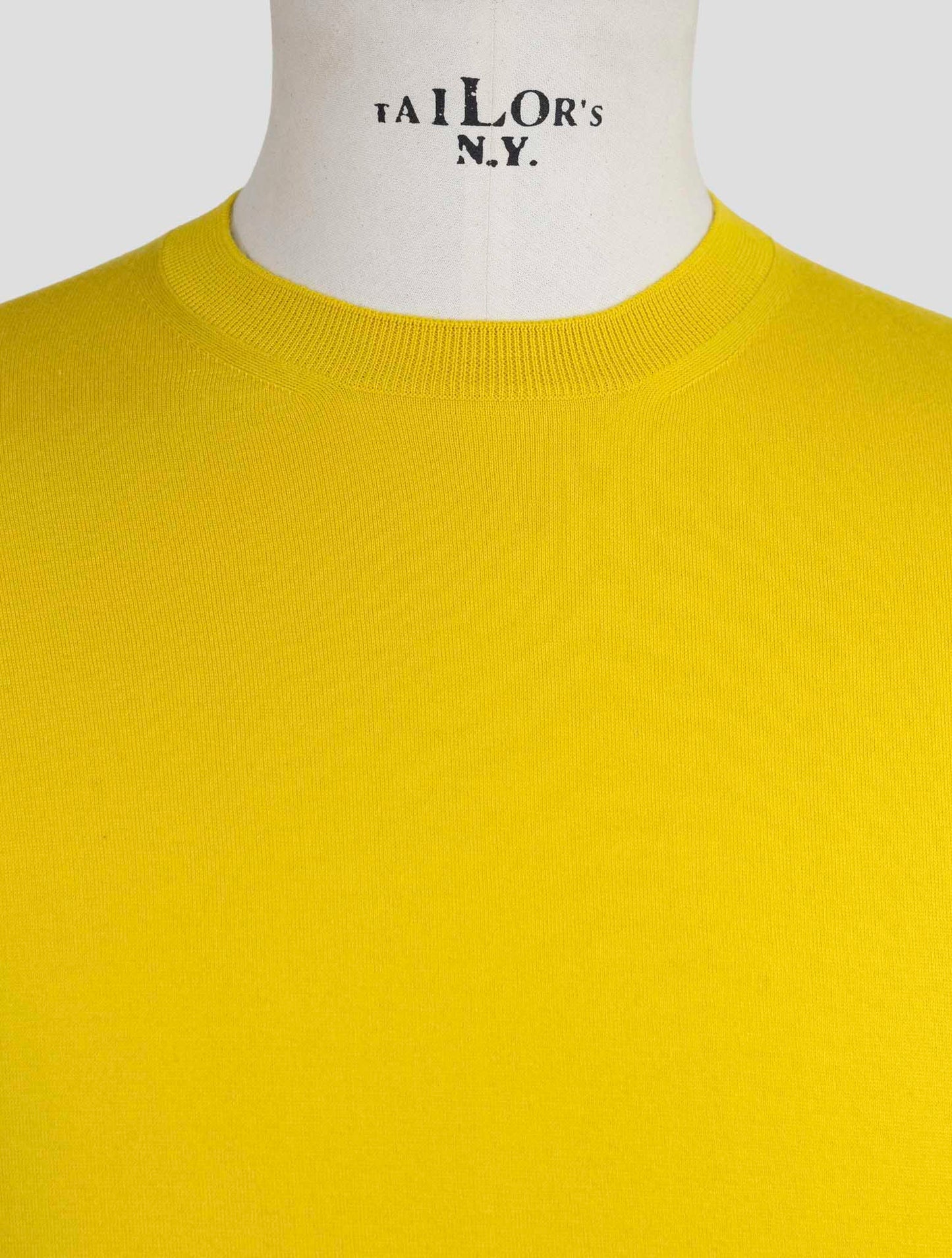 Kiton Knt Yellow Cotton T-Shirt