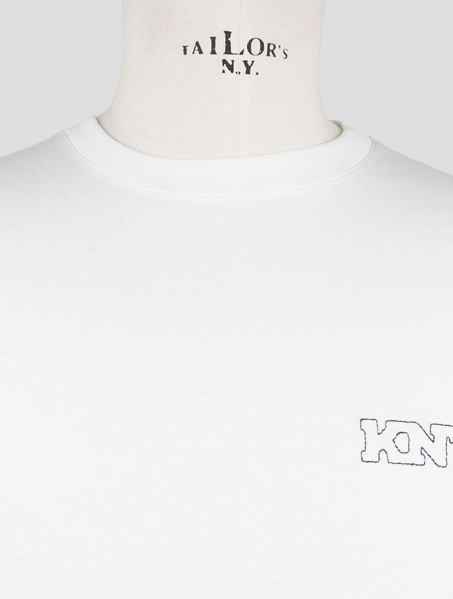 Kiton Knt White Cotton T-Shirt