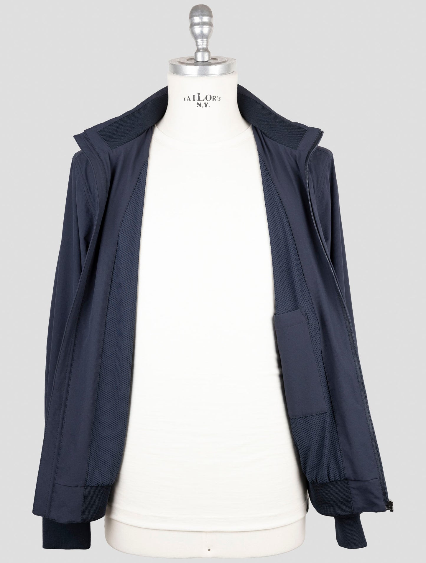 Kiton Blue Pa Ea Coat
