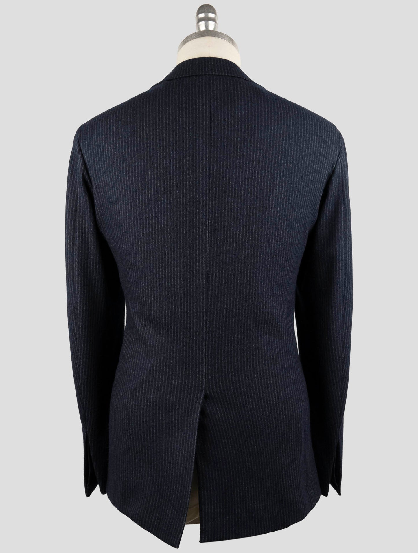 Kiton Knt Blue Cashmere Cotton Suit