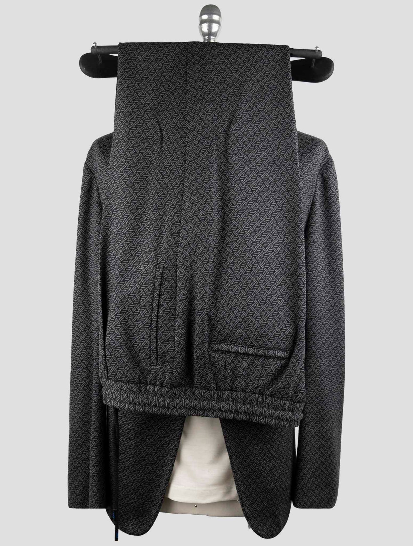 Kiton Knt Gray Cashmere Wool Pl Suit