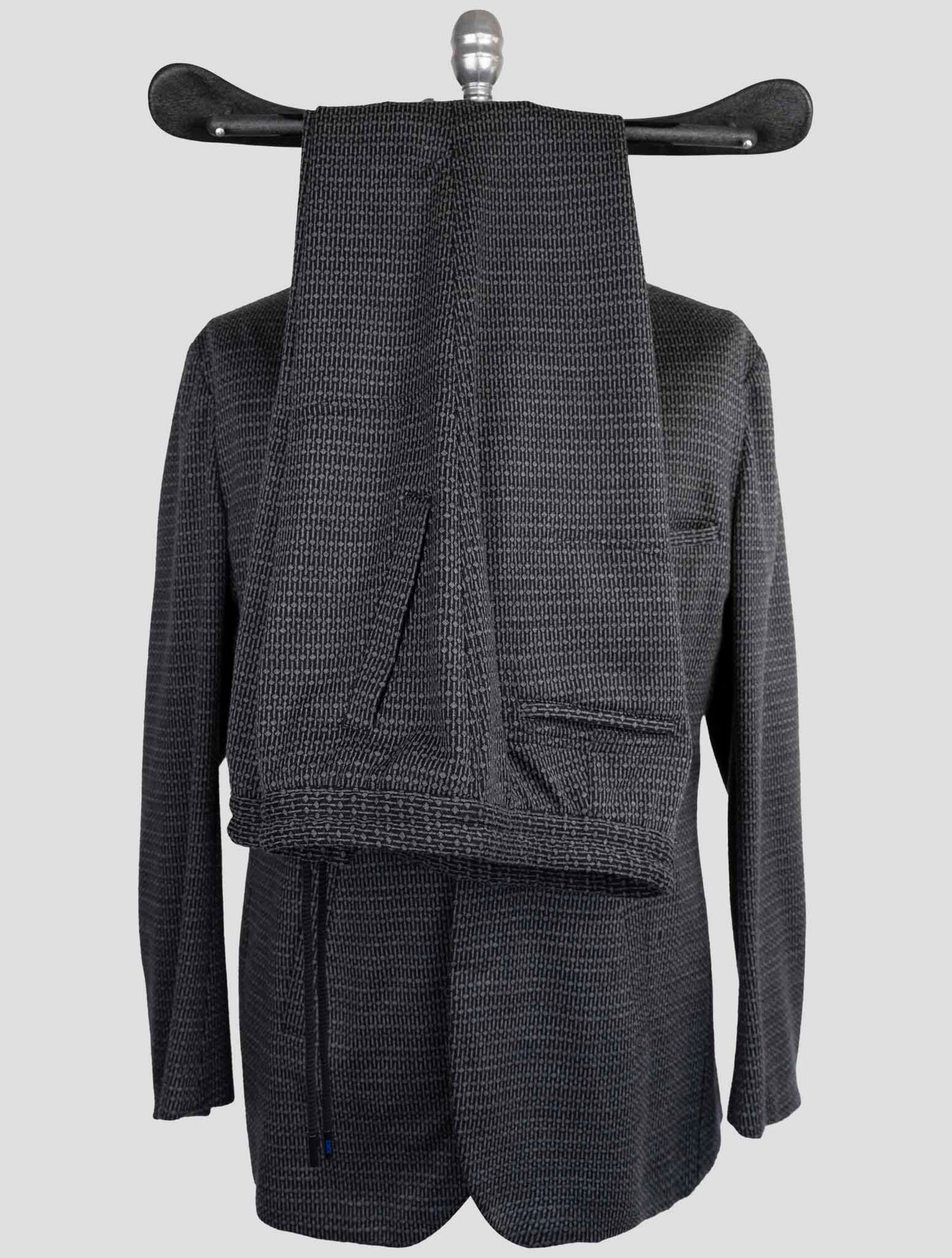 Kiton Knt Gray Cashmere Wool Pl Suit