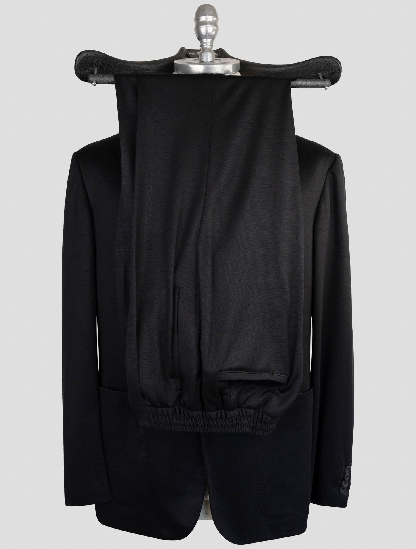 Kiton Knt Blue Wool Suit