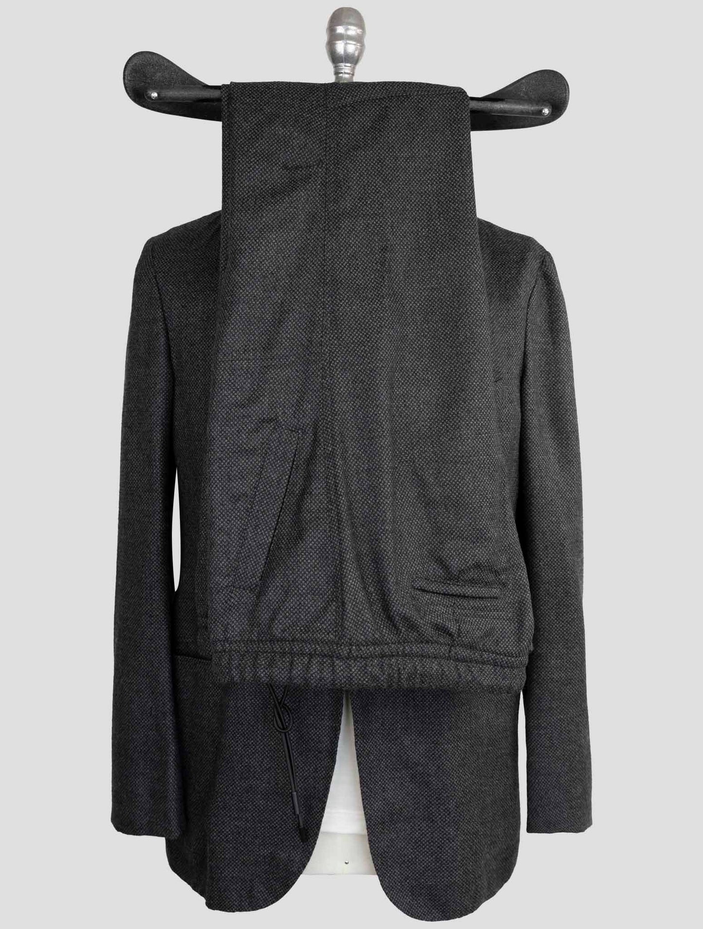 Kiton Knt Gray Cashmere Silk Suit