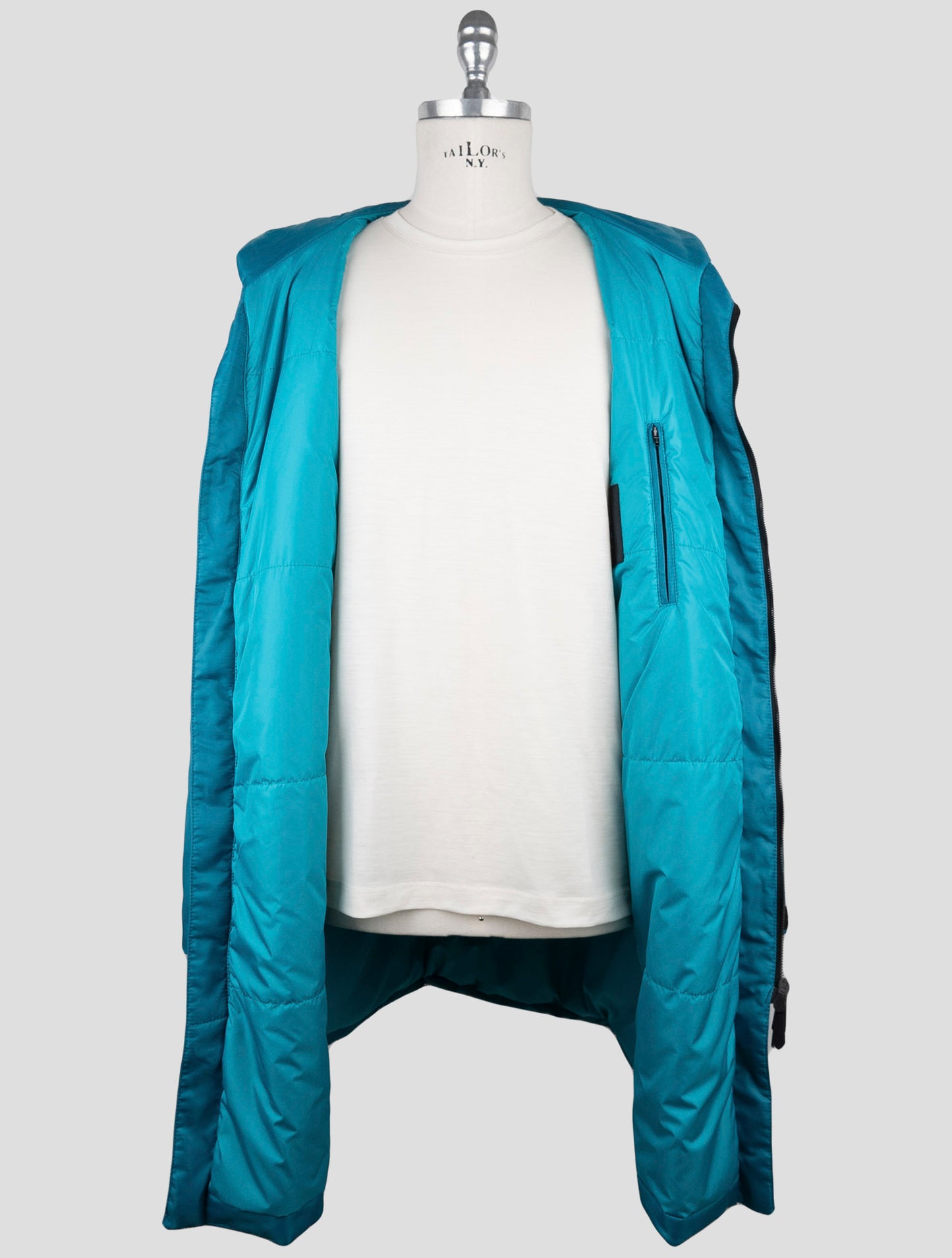 Kiton Knt Light Blue Pa Overoat