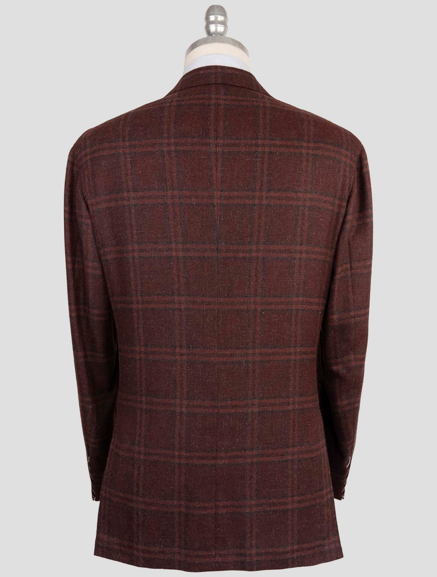 Kiton Brown Cashmere Silk Linen Blazer