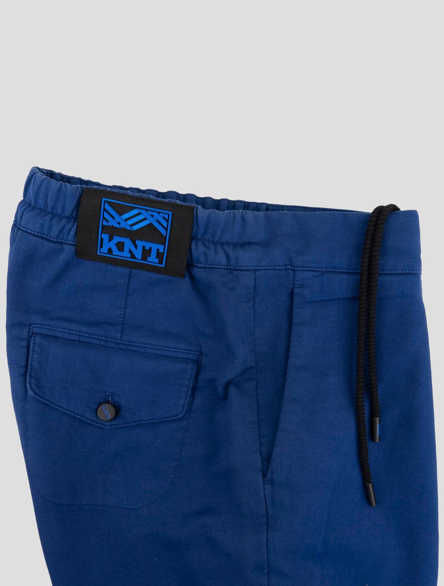 Kiton Knt Blue Cotton Ea Pants