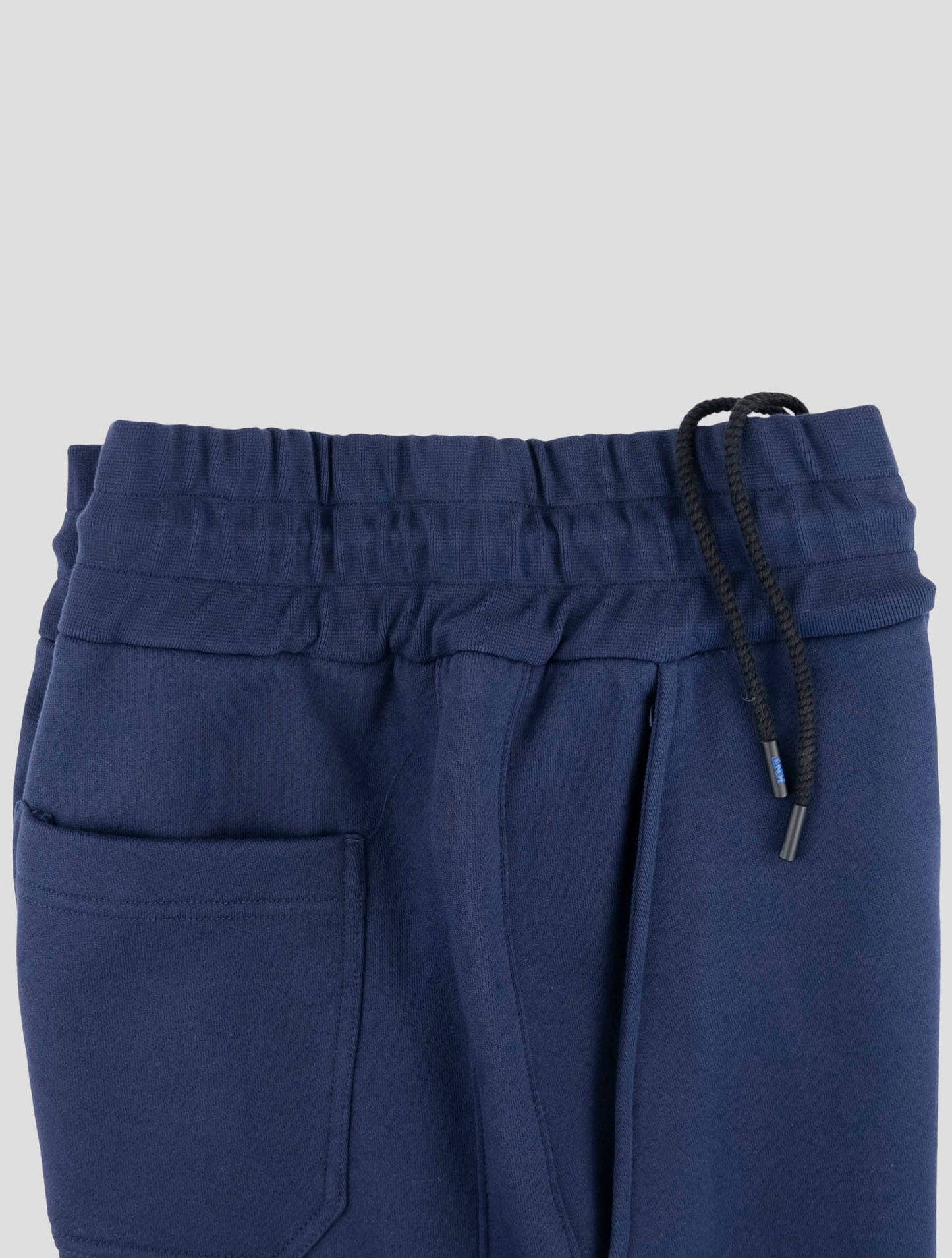 Kiton Knt Blue Cotton Jogging Pants