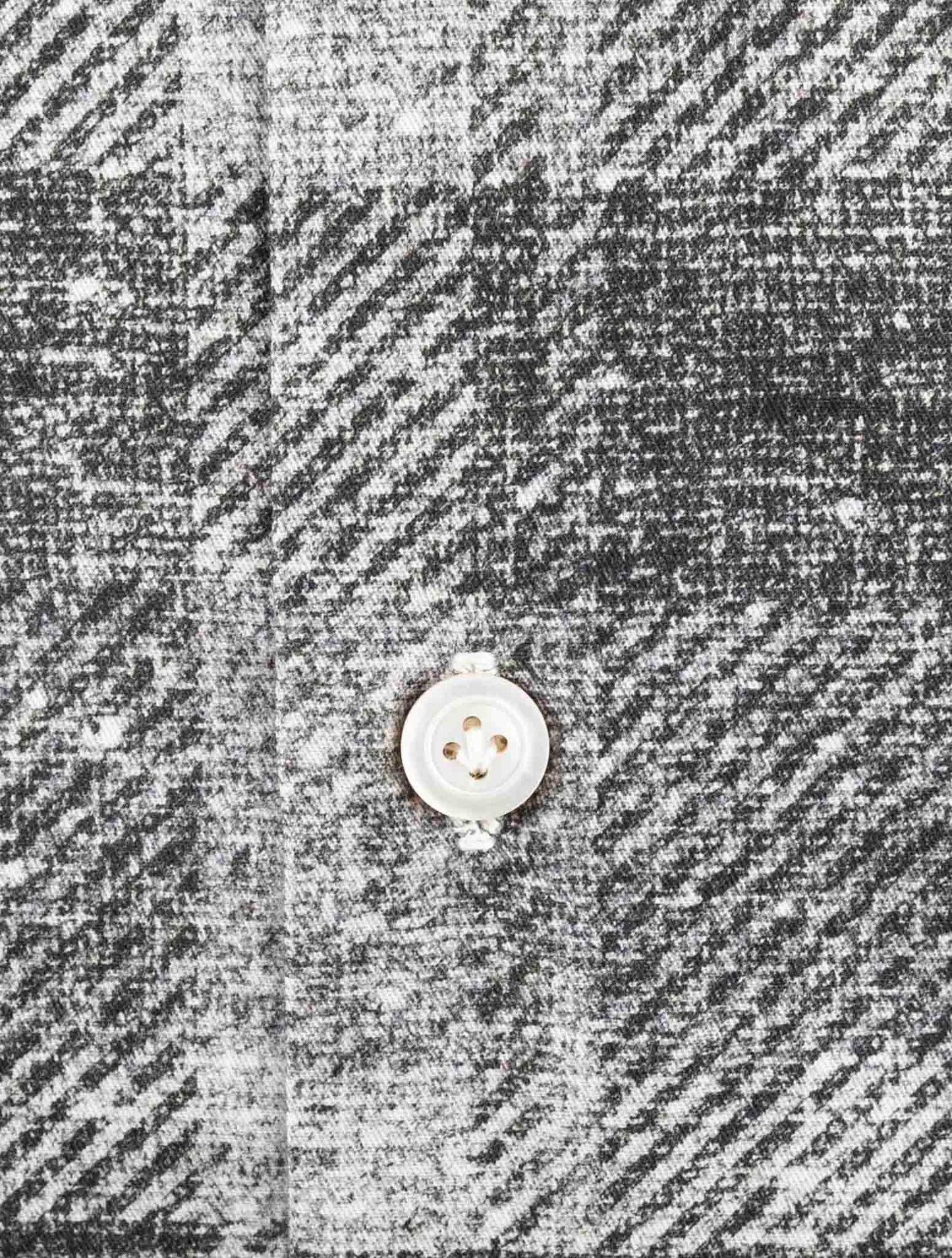 Kiton Gray Cotton Shirt