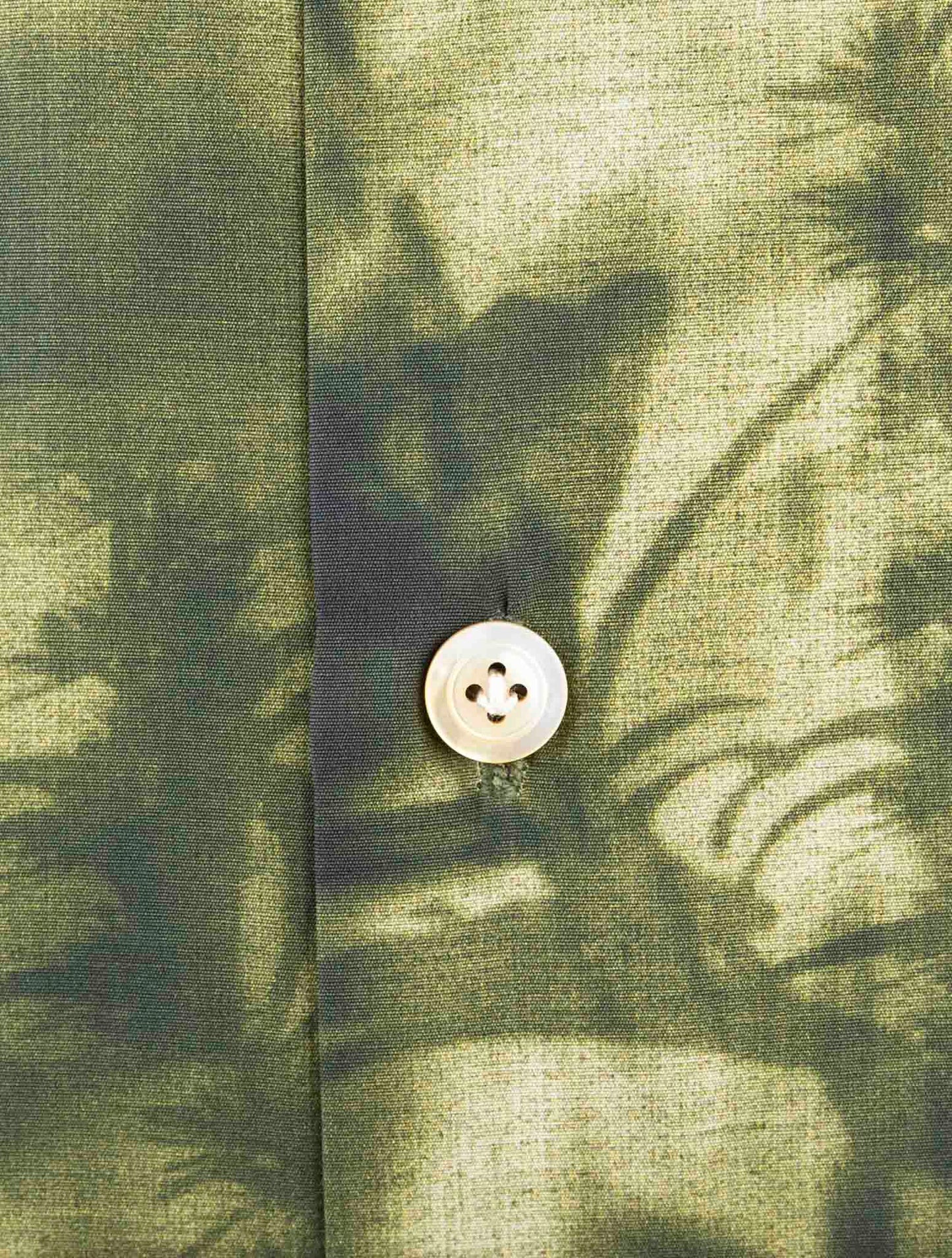 Kiton Green Cotton Shirt