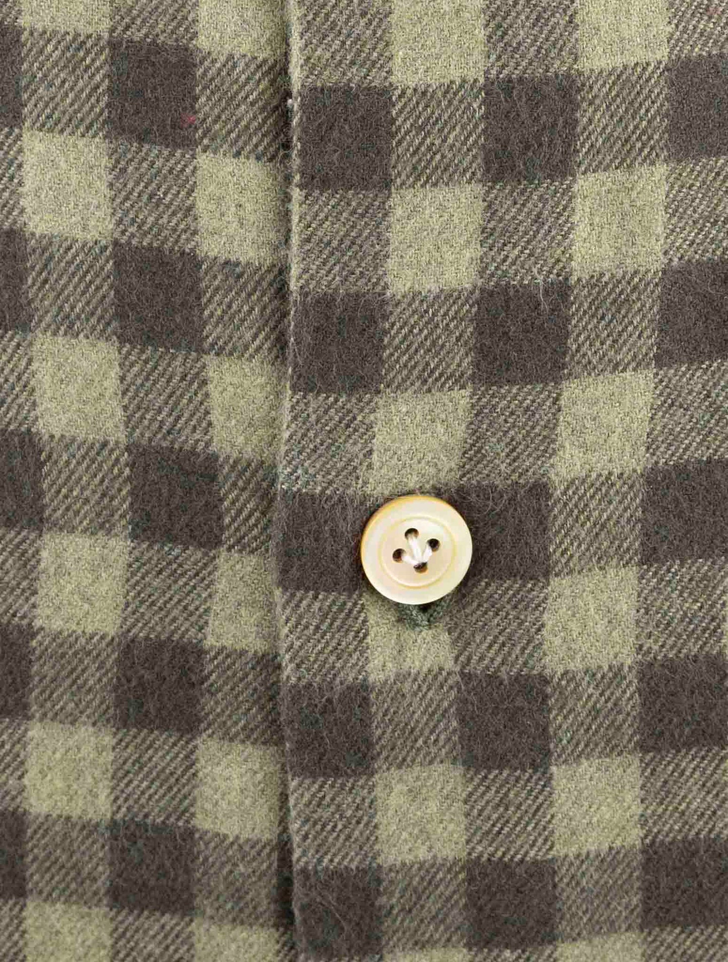 Kiton Brown Cotton Shirt