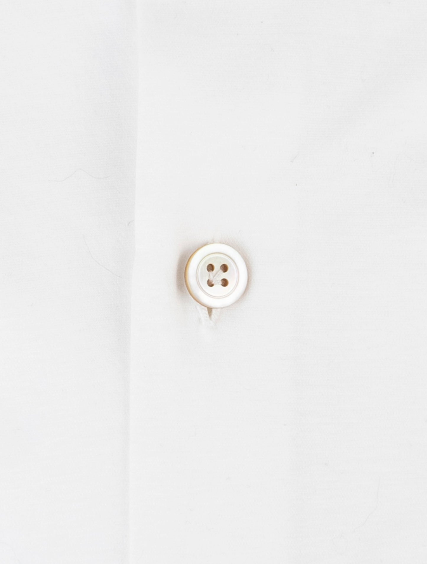 Kiton White Cotton Shirt