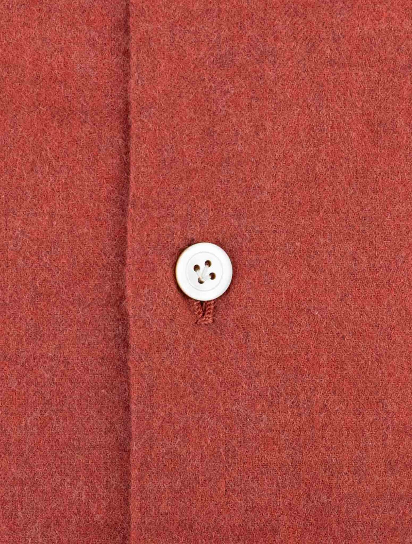 Kiton Red Cotton Shirt