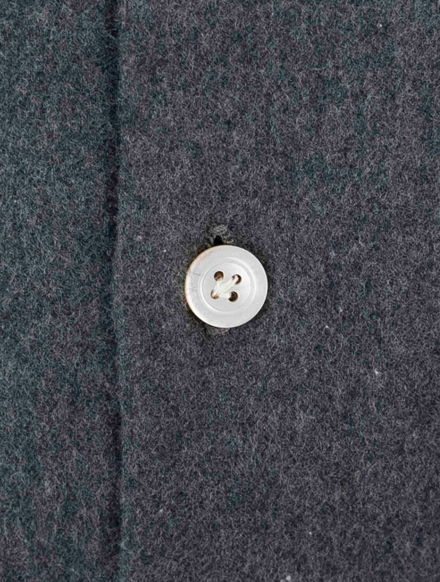 Kiton Dark Gray Cotton Shirt