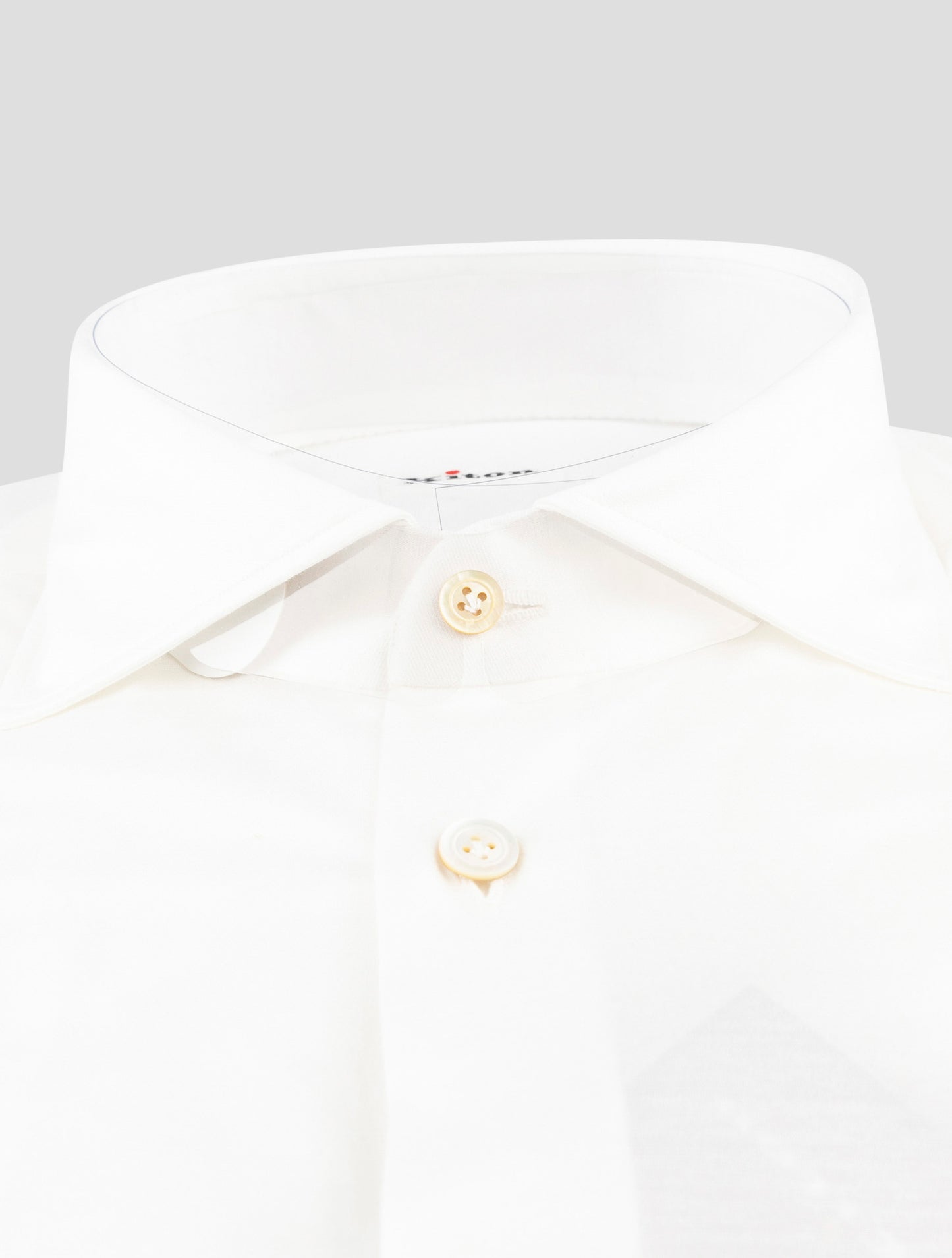 Kiton White Cotton Shirt