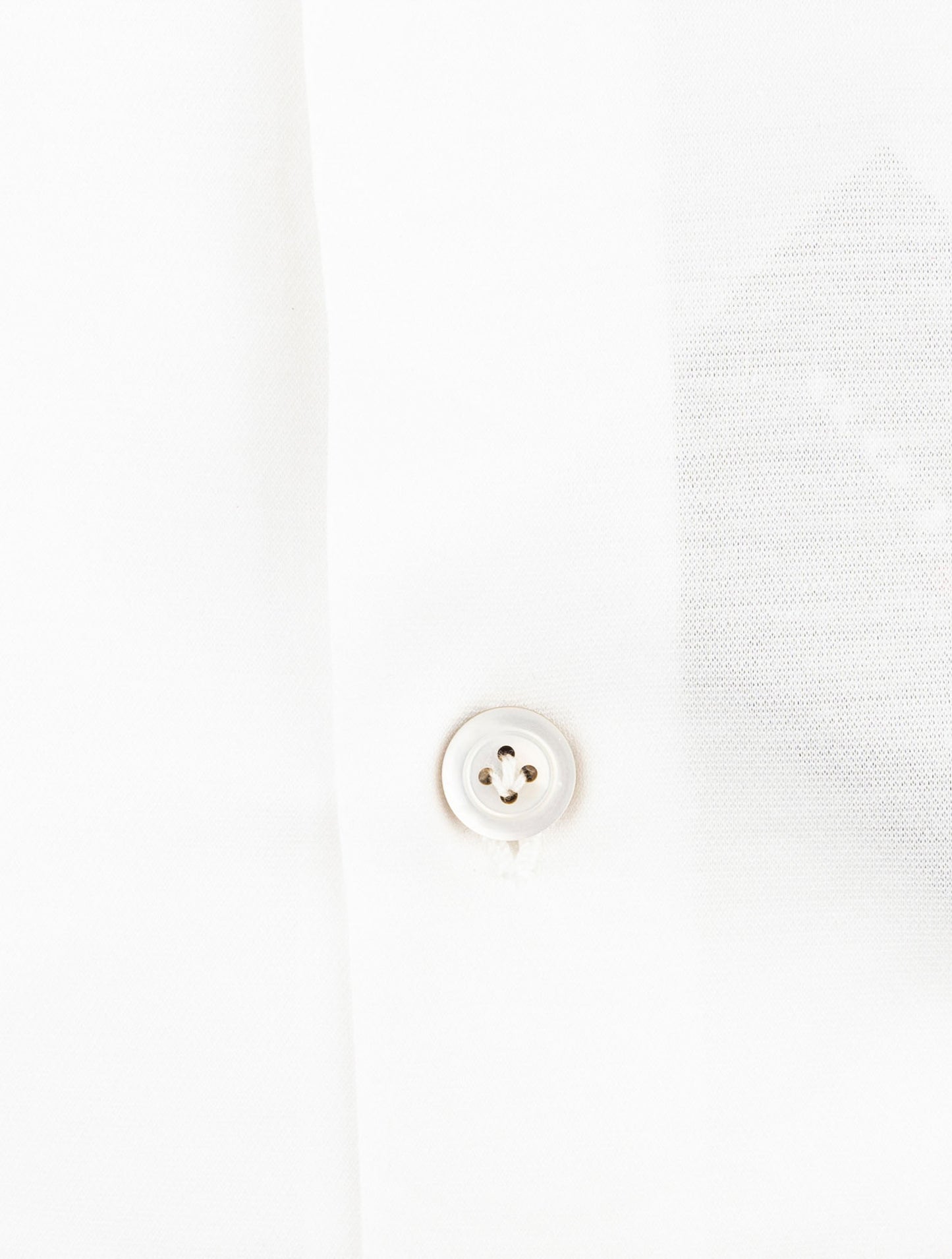 Kiton White Cotton Shirt
