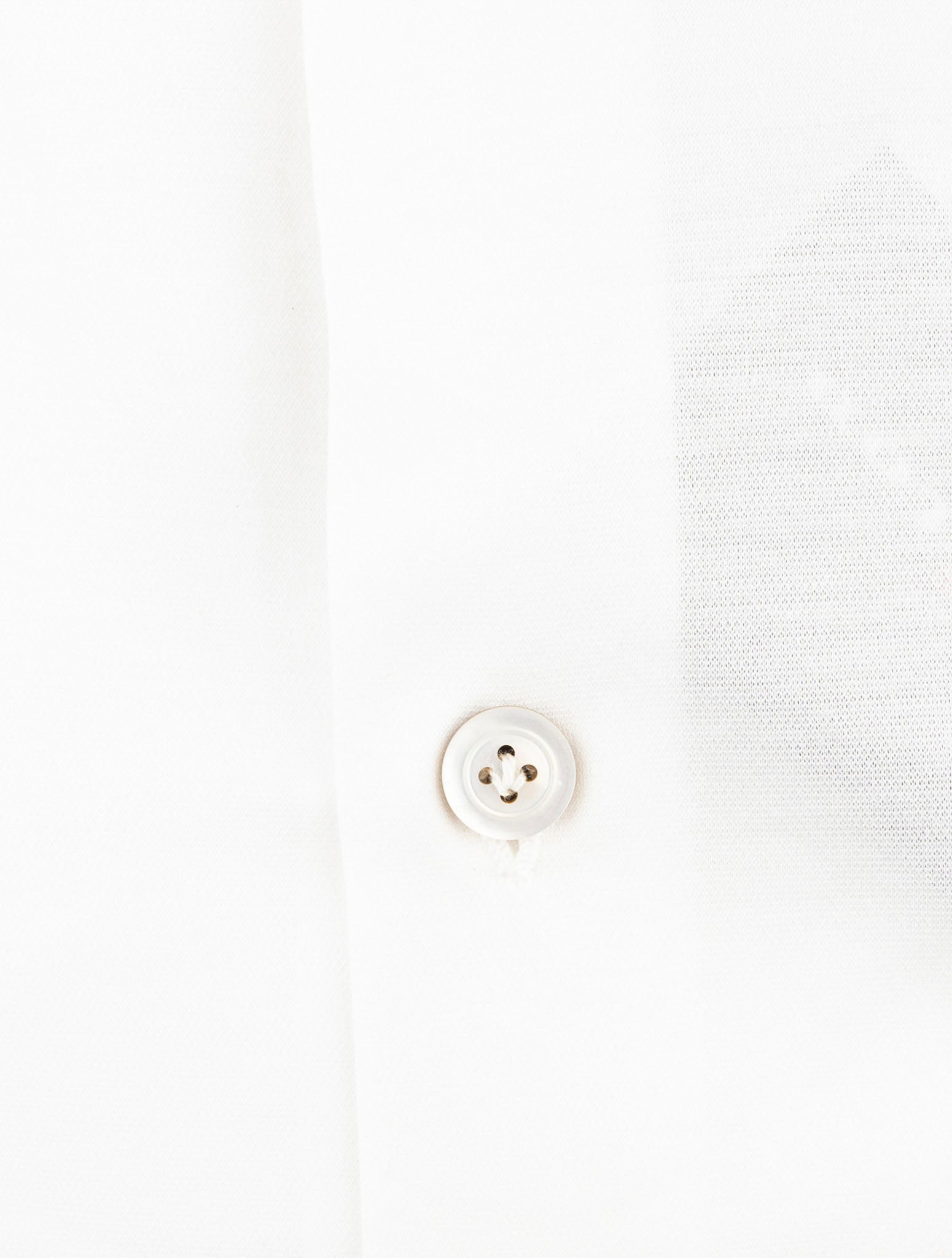 Kiton White Cotton Shirt