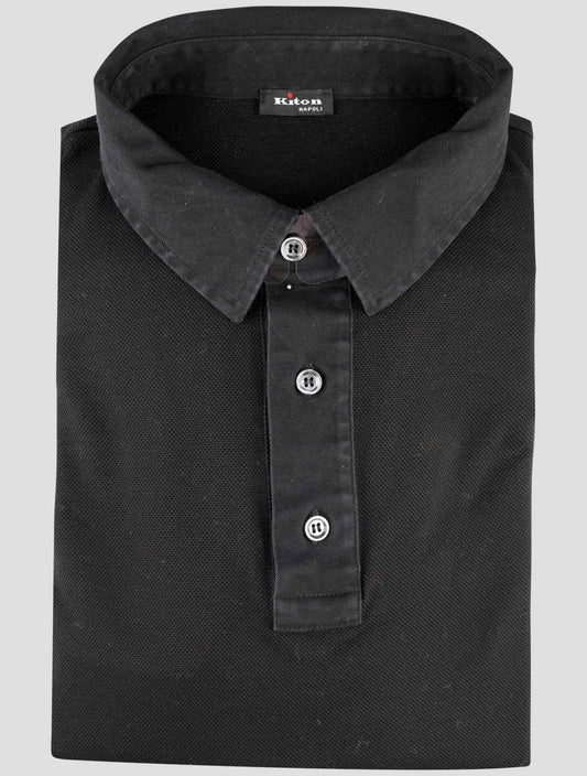 Kiton Black Cotton Ea Shirt