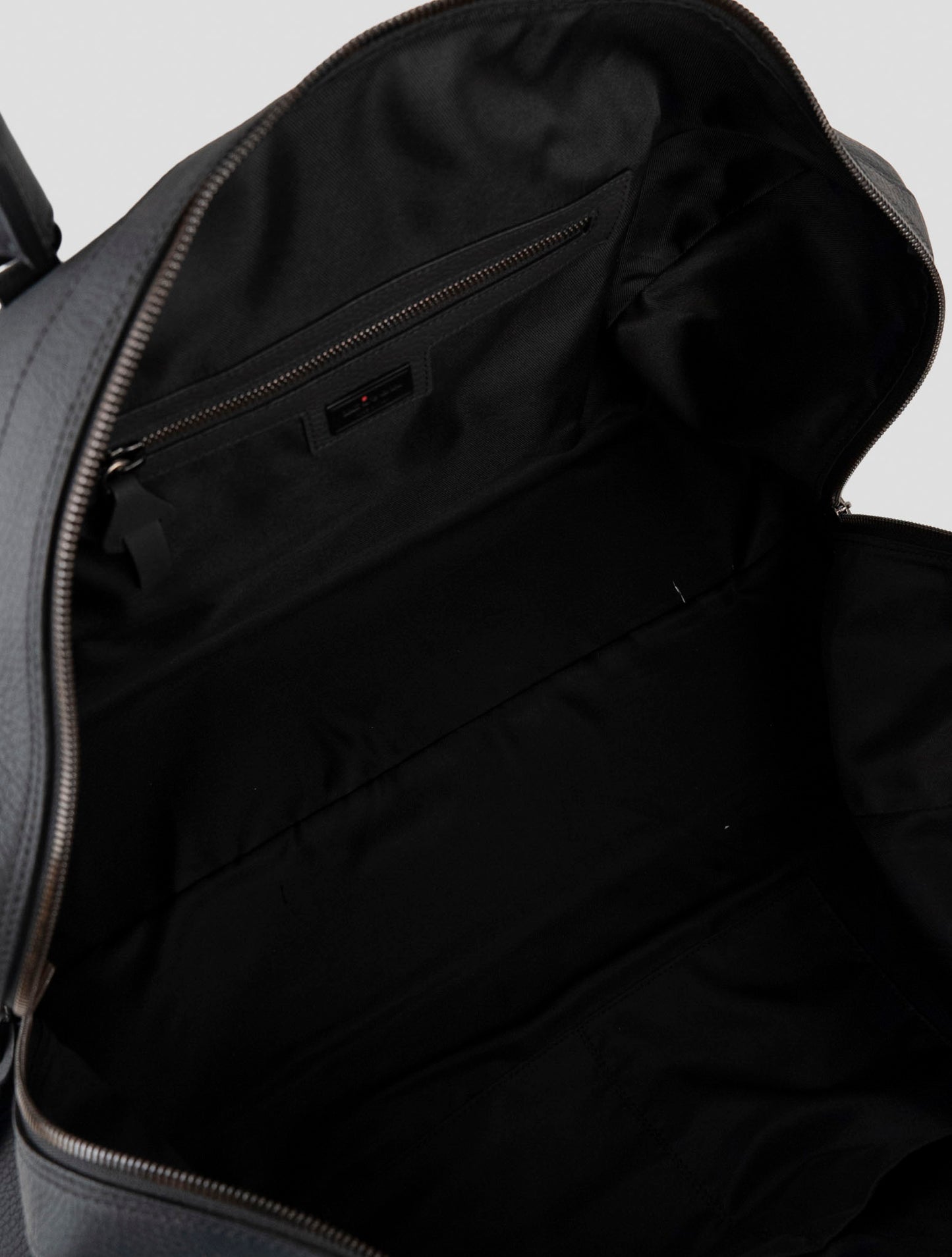 Kiton Black Leather Travelbag