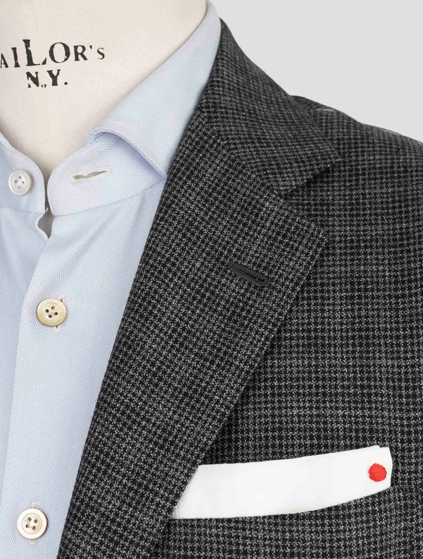 Kiton Gray Cashmere Suit