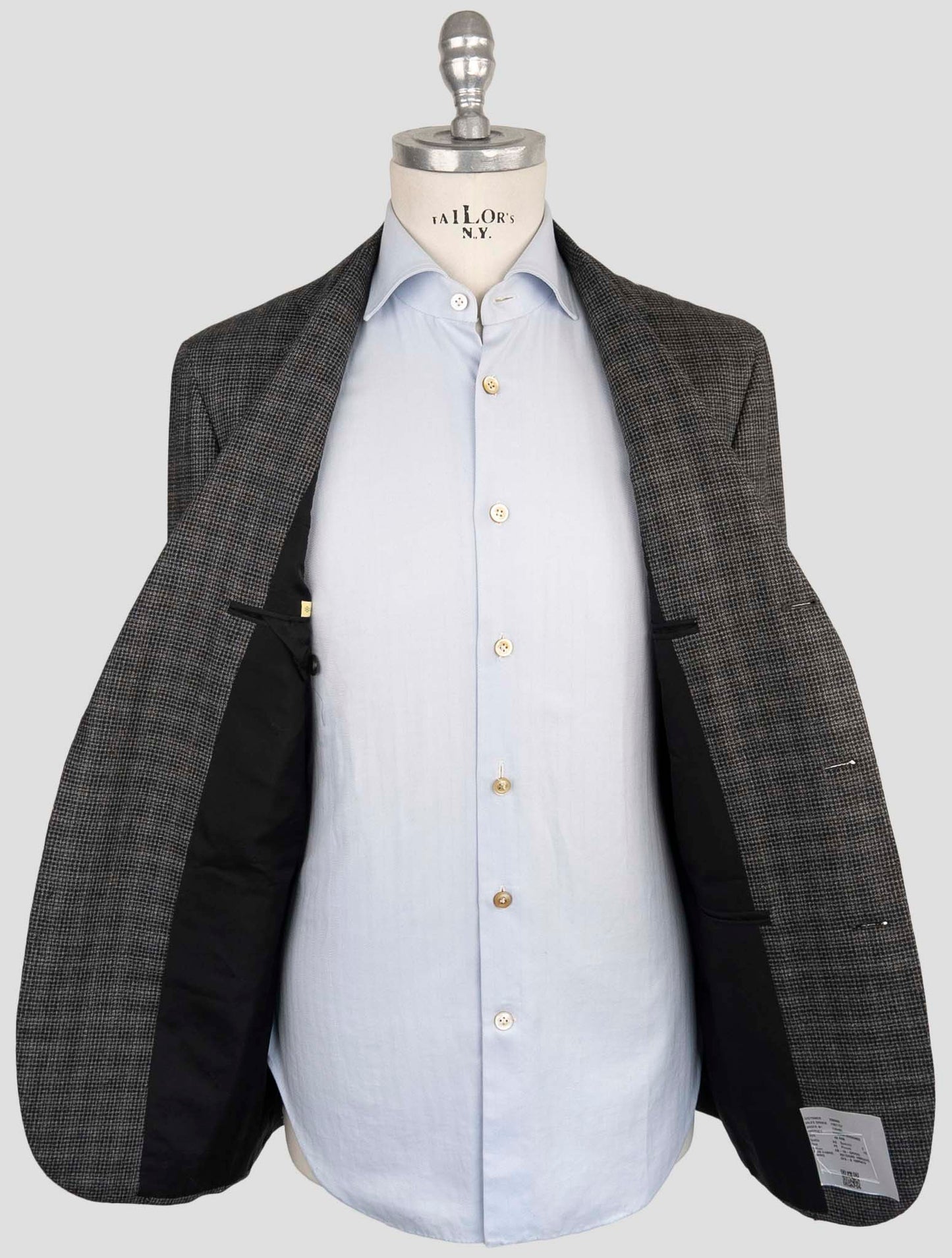 Kiton Gray Cashmere Suit