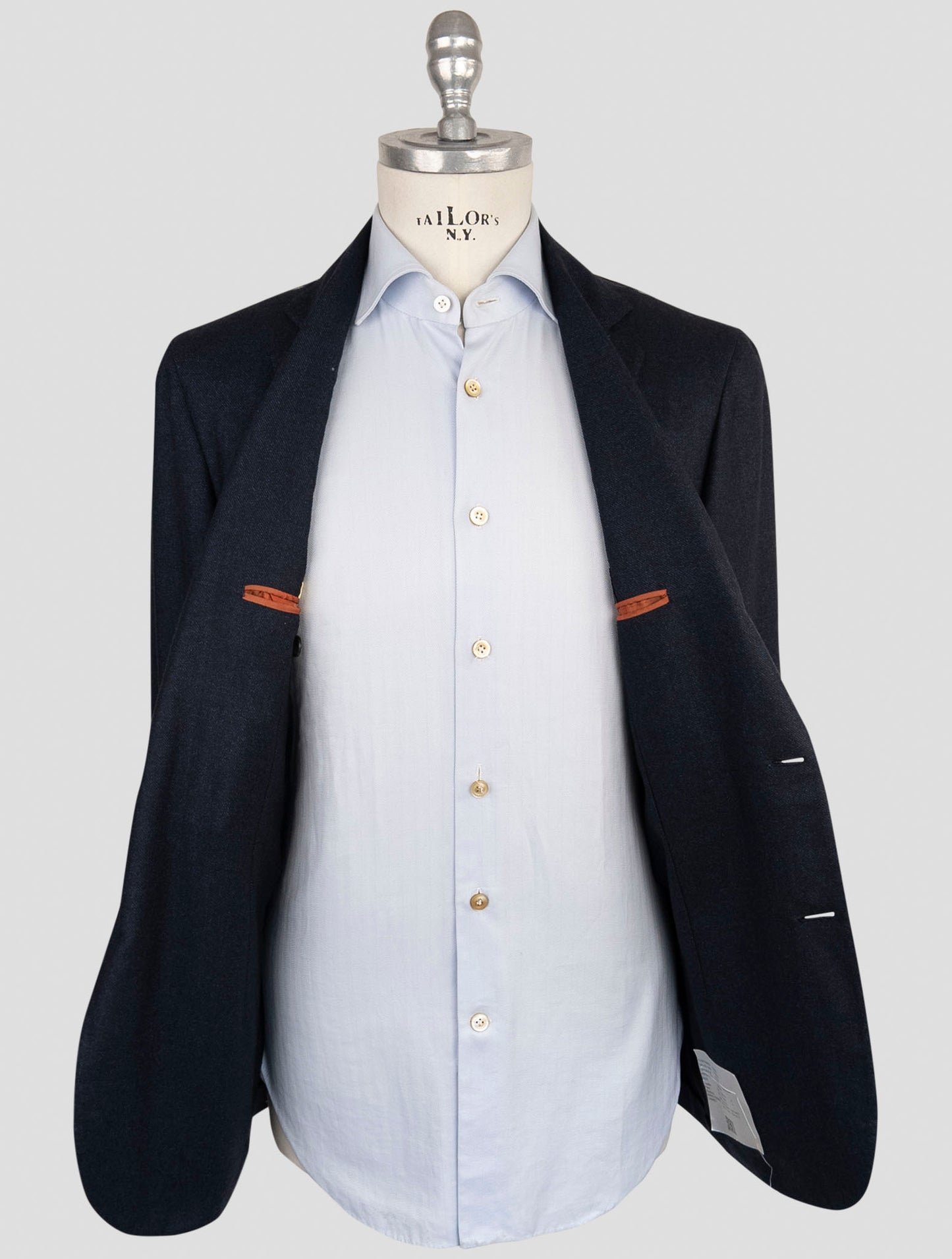 Kiton Blue Cashmere Suit