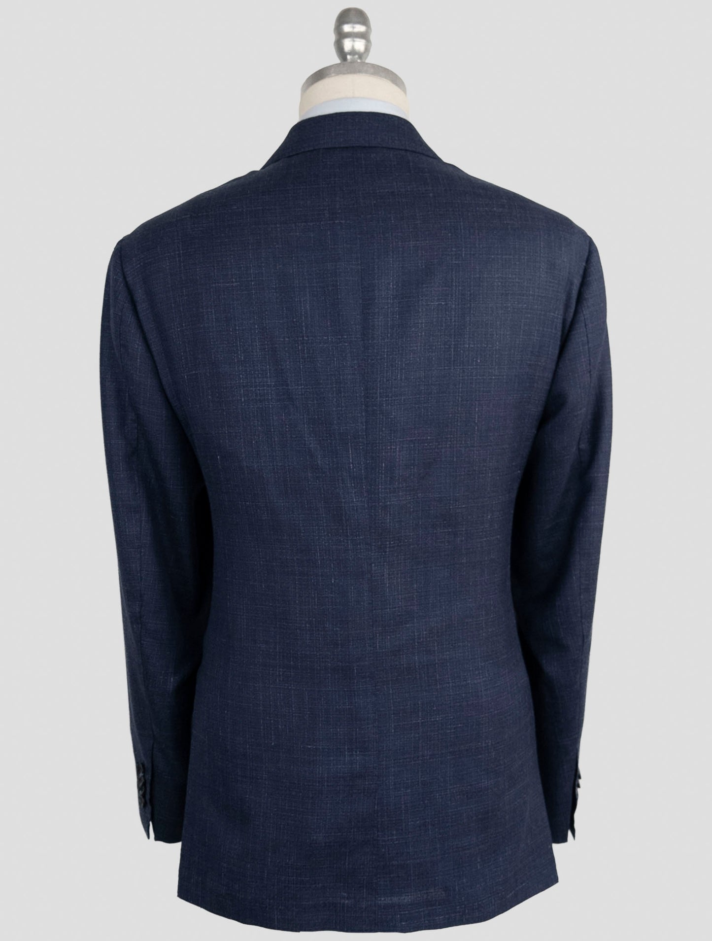 Kiton Blue Cashmere Silk Linen Suit