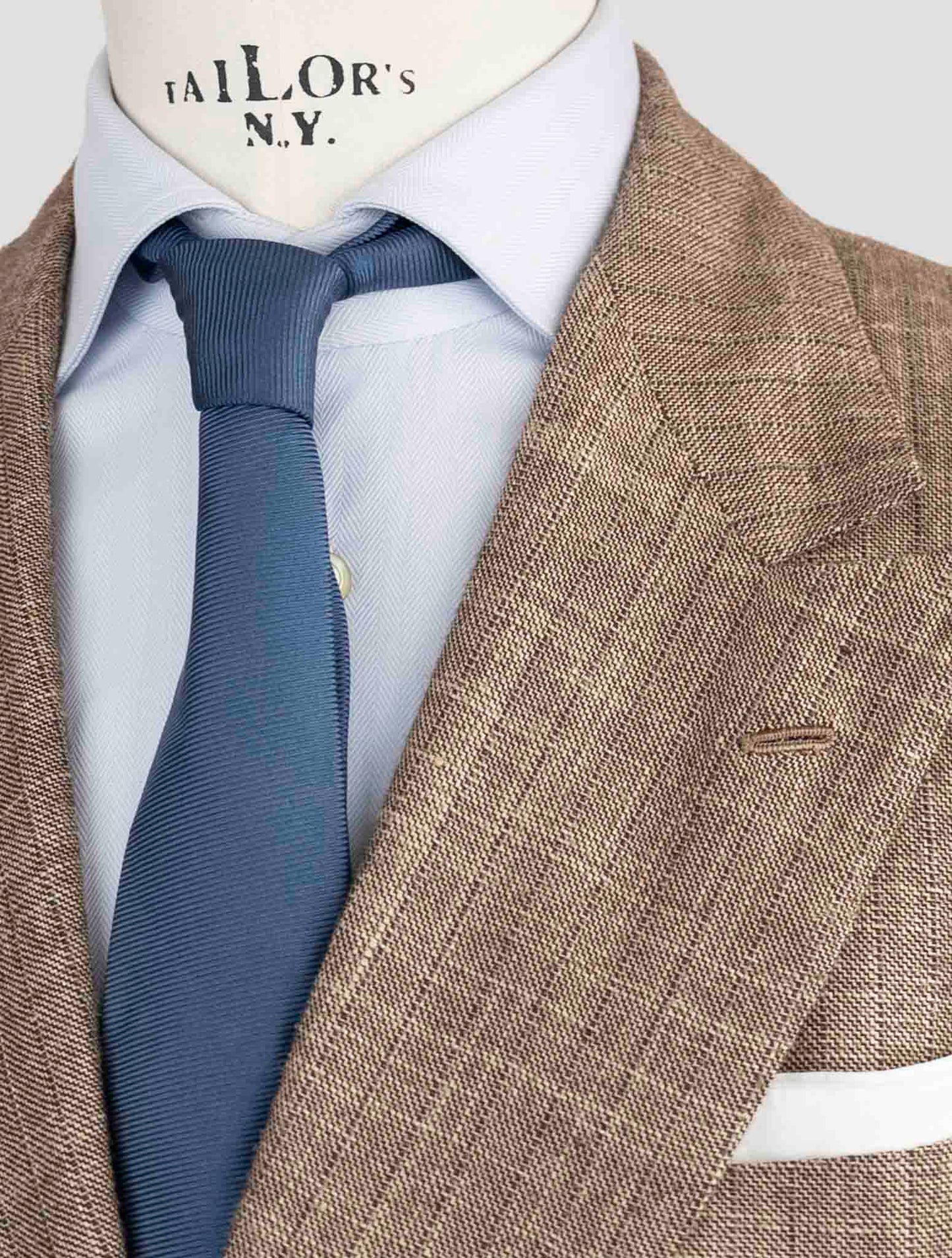 Kiton Brown Cashmere Silk Blazer